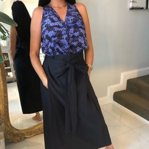 Rebecca Taylor Blue summer storm blouse size 2